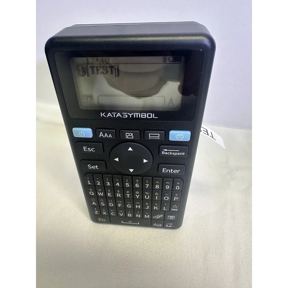 SUPVAN E11 Bluetooth Label Maker Inkless Rechargeable + 2 Tapes Keyboard App